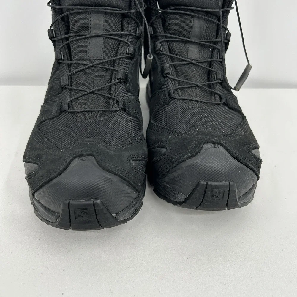 Salomon XA Forces Mid EN Tactical Boots Mens 7 Womens 8 Black Hiking Utility